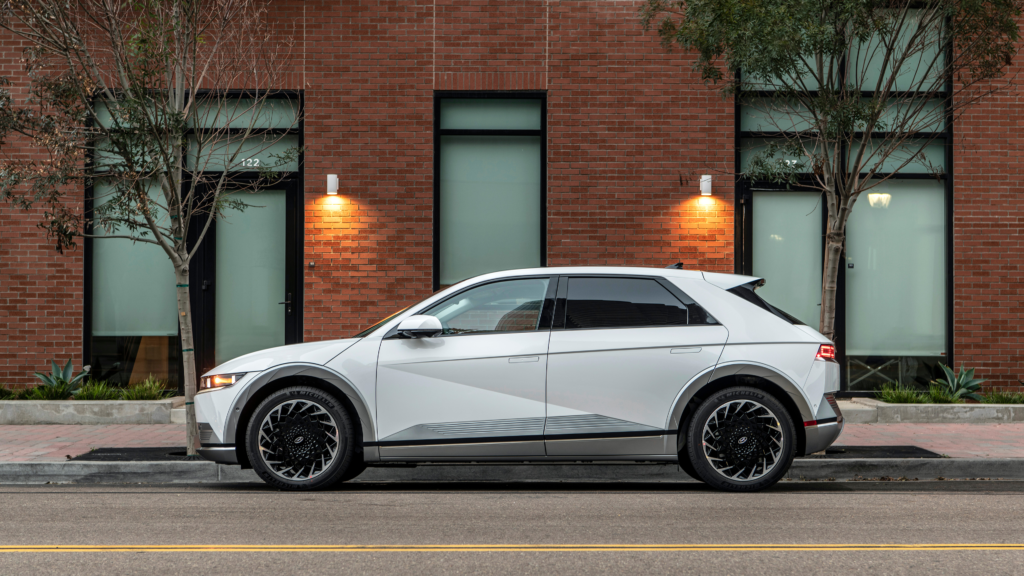 Hyundai Ioniq 5 parked on the street