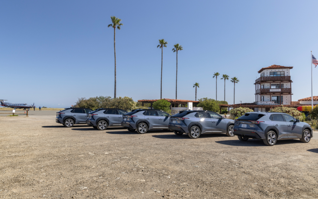 multiple examples of the 2023 Subaru Solterra