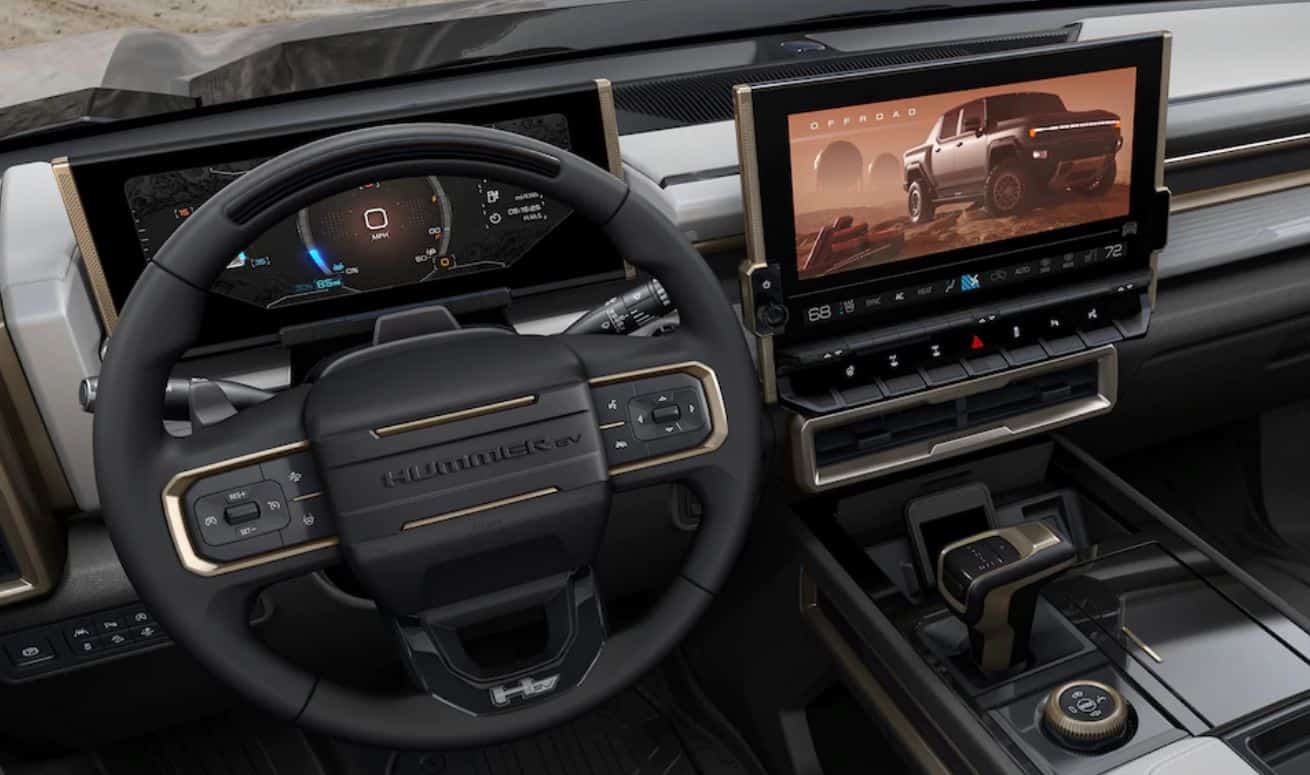 Hummer EV running Android Automotive