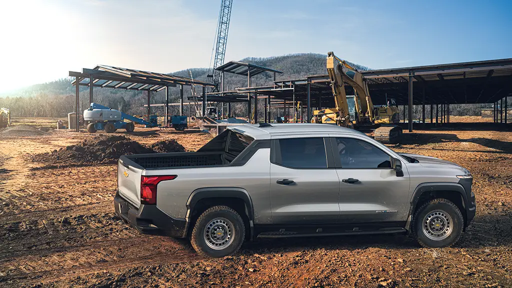 Chevrolet Silverado EV work site