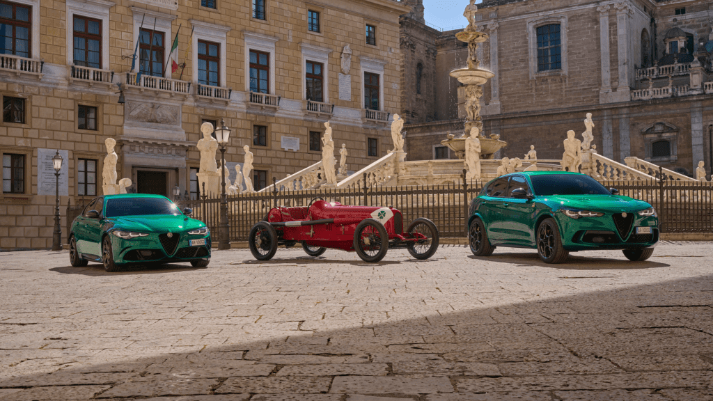 2024 Alfa Romeo Giulia and Stelvio Quadrifoglio 100th anniversary models with 1923 RL Quadrifoglio