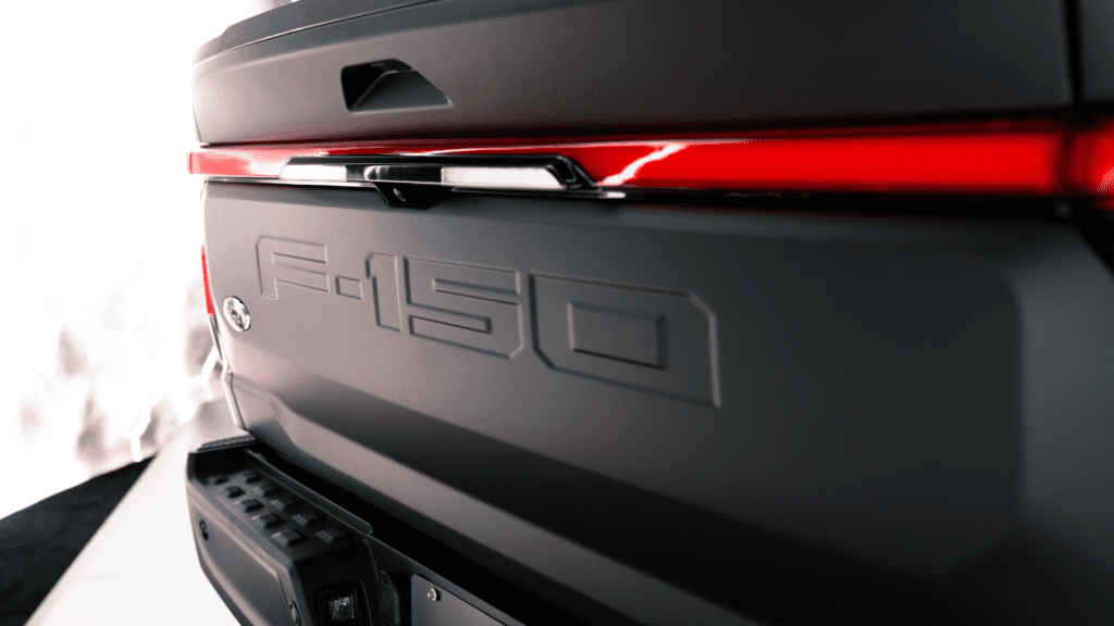 2024 Ford Lightning Platinum Black tailgate