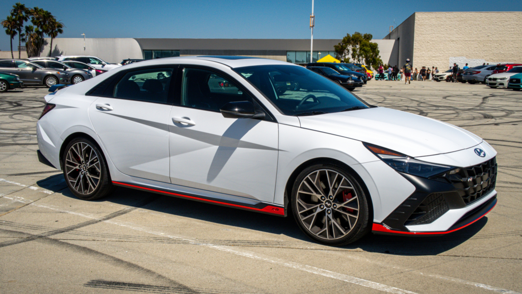 2023 Hyundai Elantra N in parking lot