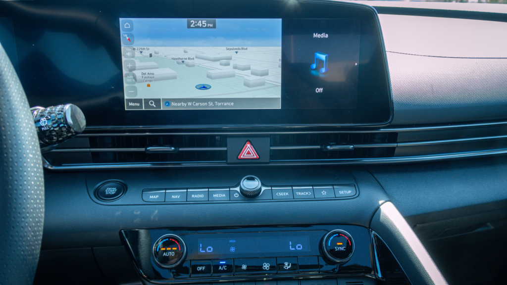 2023 Hyundai Elantra N built-in navigation