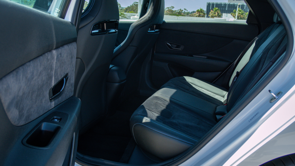 2023 Hyundai Elantra N backseats