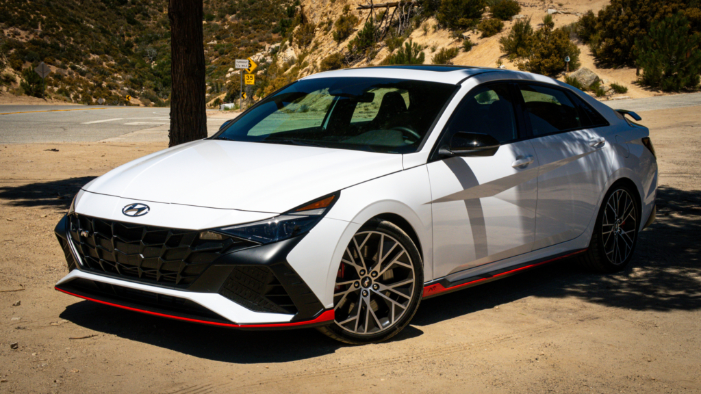 2023 Hyundai Elantra N from the front