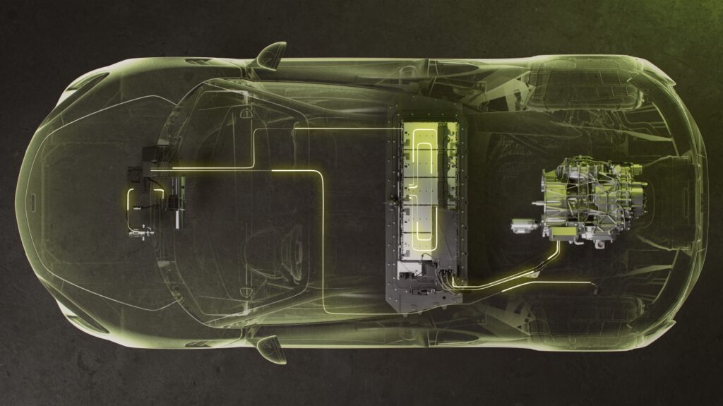 McLaren Artura Powetrain X-Ray