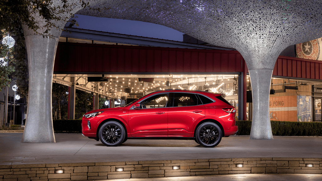 2023 Ford Escape side profile (red)