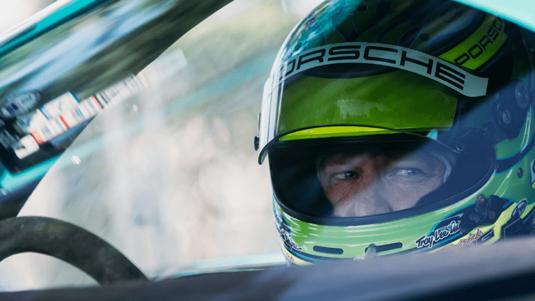 Patrick Long with Porsche at Le Mans