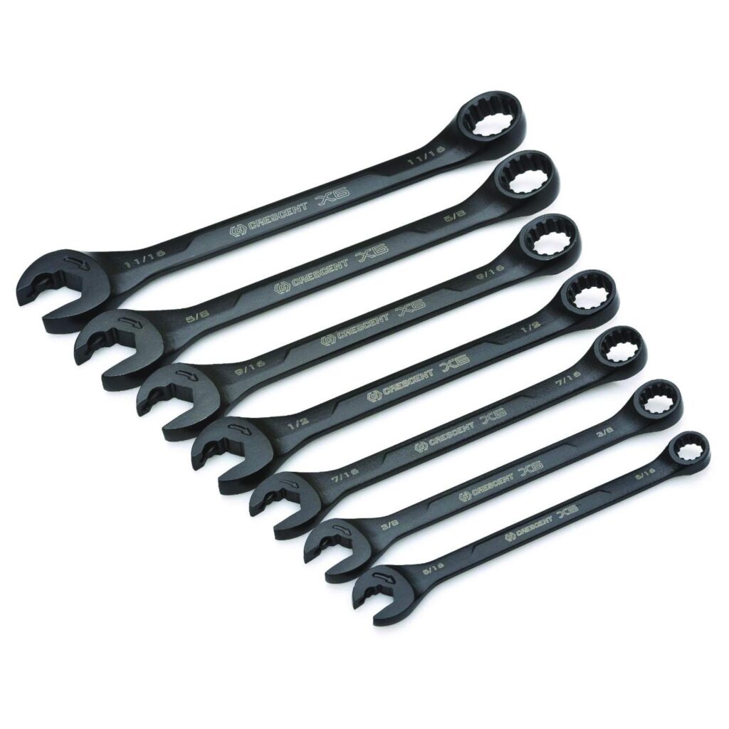 a ratcheting wrench set