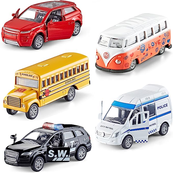 die cast toy car 5-pack