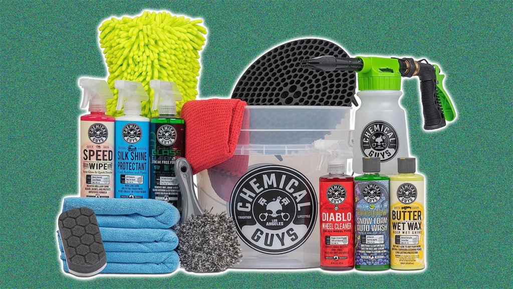 Chemical Guys 16-piece cleaning kit on sale for Prime Day 2023