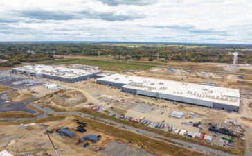 Toyota North Carolina Battery Plant construction site