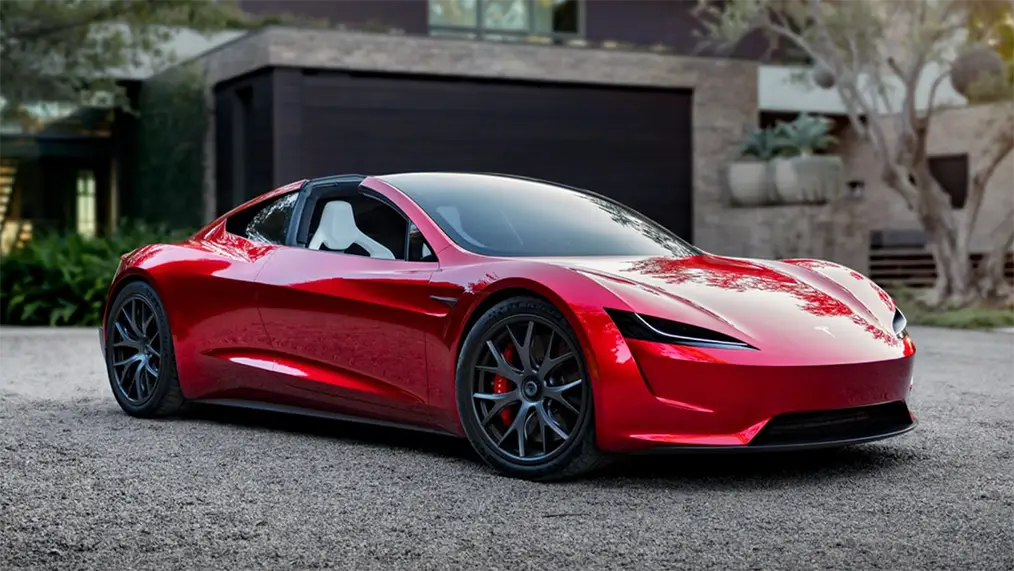 Concept art of the Tesla Roadster 2.0