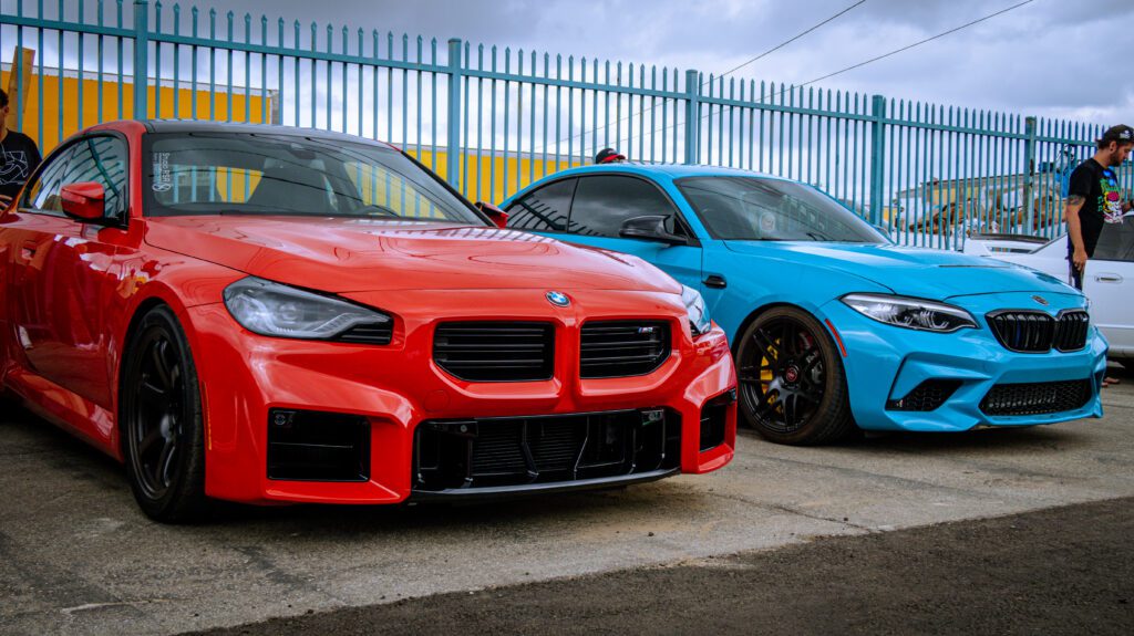 Old and new BMW M2 Coupes