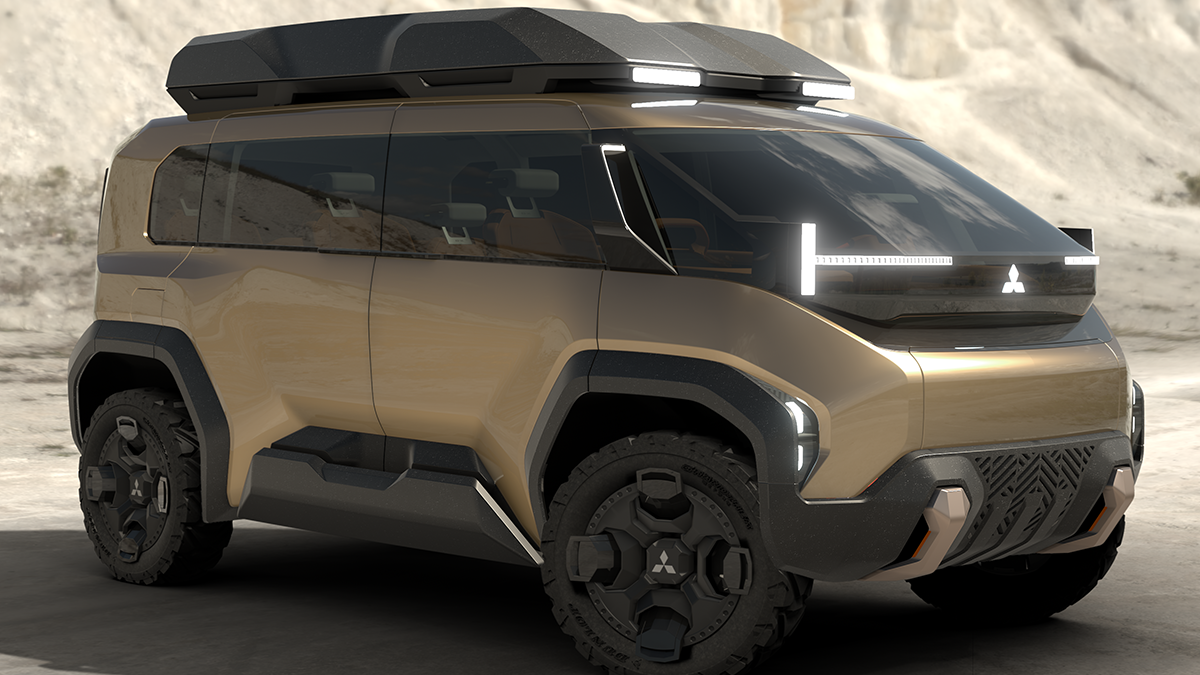 Front side shot of the Mitsubishi D:X Concept