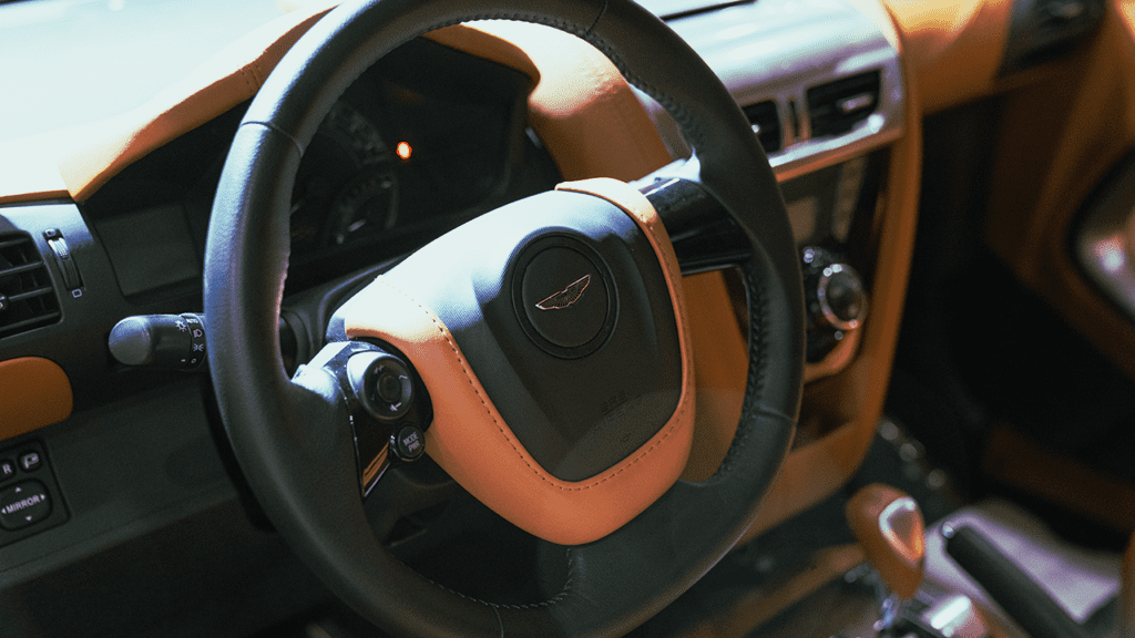 Aston Martin Cygnet steering wheel