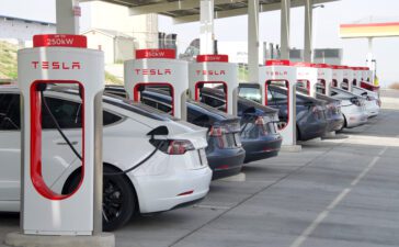 Tesla models charging