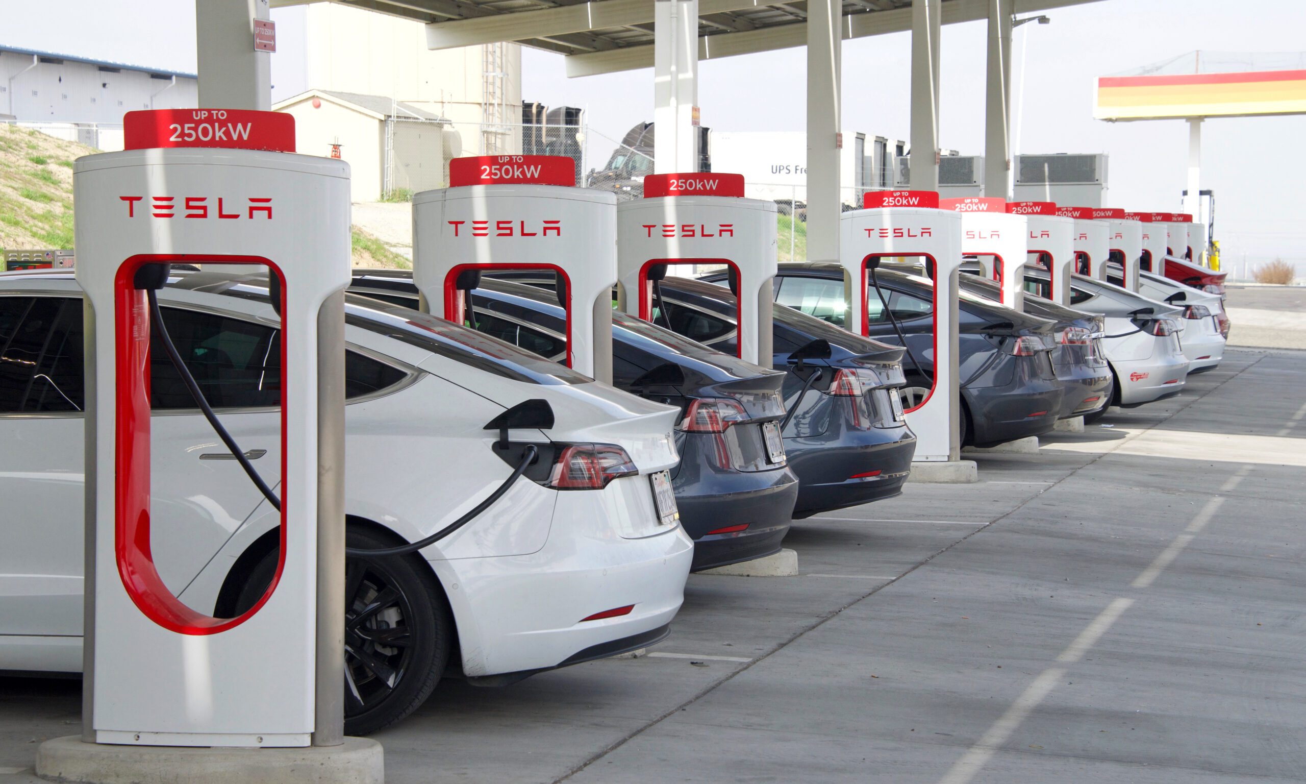 Tesla models charging