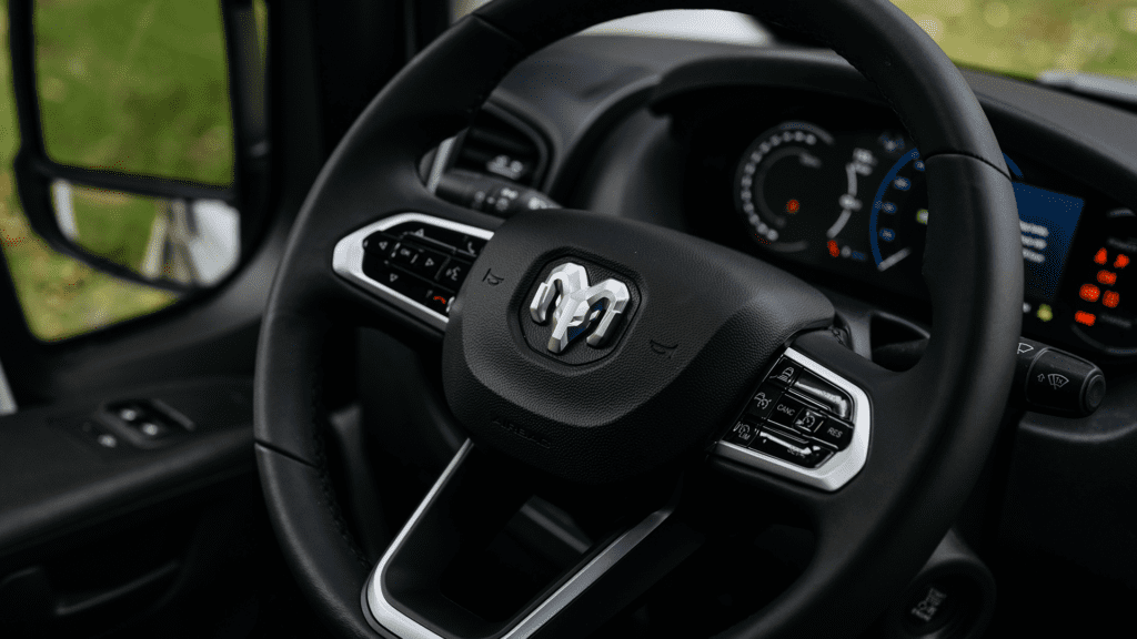 Ram ProMaster EV steering wheel