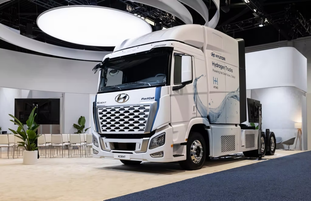 Hyundai XCIENT hydrogen fuel cell truck
