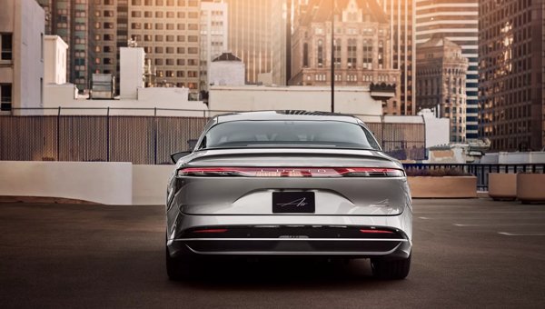 2024 Lucid Air  view of the rear end